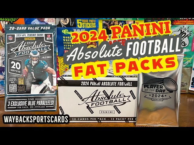 Super Bowl Celebration with 2024 NFL Panini Absolute Football Fat Pack Box Break!