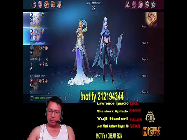 Aurora Zodiac skin sa Mlbb. gusto ng Epik tara sav4ge or t3rty ass1st niyo