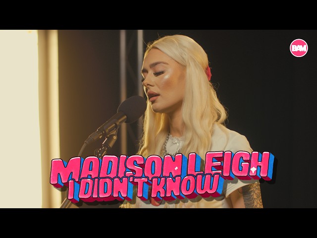 Madison Leigh | I Didn't Know - Jaw-dropping live Performance on BAMTV