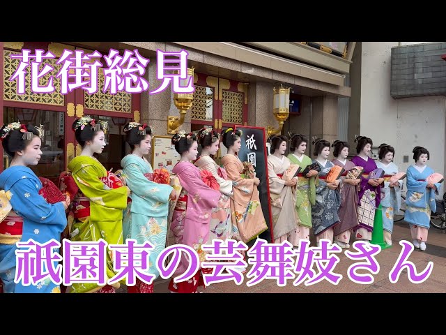 2024年12月6日 京都南座で祇園東の芸舞妓さんたちの花街総見 Geiko and Maiko 【4K】