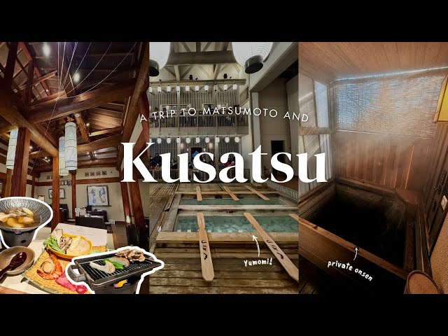 What’s it like staying in a Japanese Onsen Town? |Traditional Ryokan Stay in Kusatsu, Gunma 🇯🇵♨️