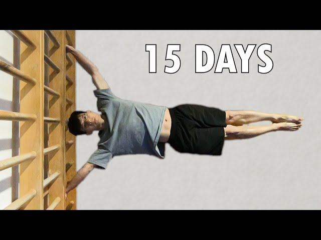 Former Average Guy Learns the Human Flag in 15 Days