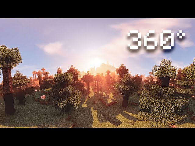 [360° Video]: Beautiful Minecraft Shaders!