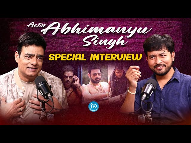 Actor Abhimanyu Singh Exclusive Interview with Anchor Chanakya | iDream Media