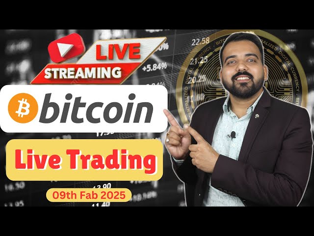 CRYPTO LIVE TRADING || 09 FEB || BITCOIN / ETHEREUM #cryptotrading #bitcoin #cryptolive