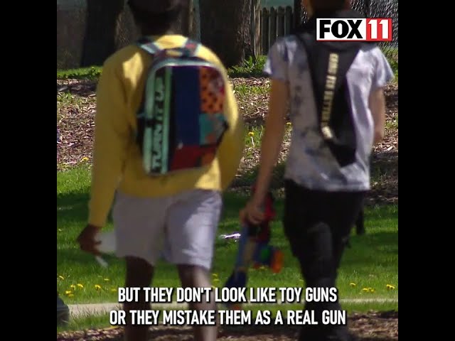 School district warns of dangers of bringing toy guns to school