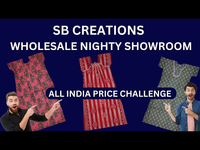 Wholesaler Manufacturer Cotton Nighty Arunachal Pradesh India Wholesale Nighty Collection must watch