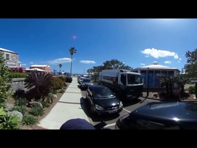 The Royal Naval Dockyard 360 - Walking along Dockyard Terrace