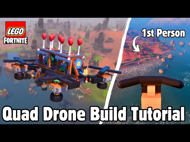 *New* QUAD ROTOR DRONE Vehicle Tutorial in Lego Fortnite