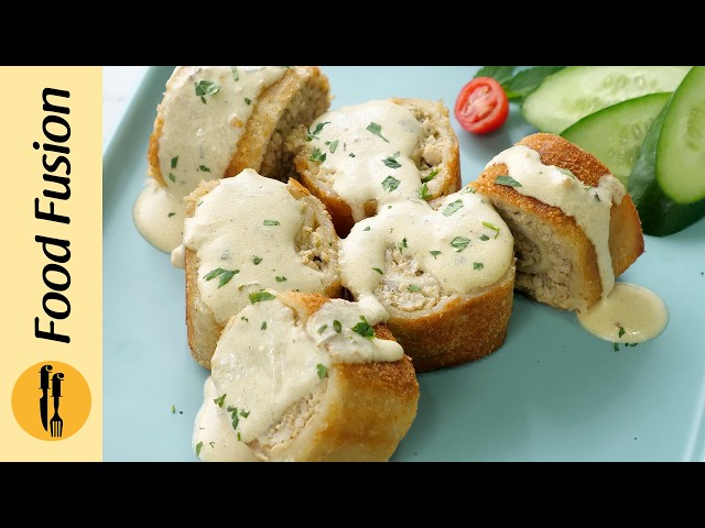 Malai Chicken Roll-ups Recipe by Food Fusion