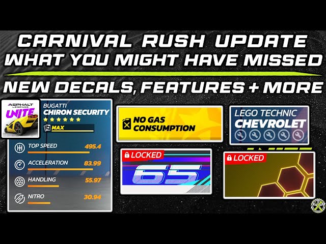 Asphalt Unite | Carnival Rush Update: What you might have missed