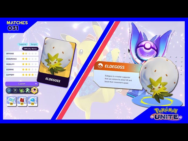 Pokemon Unite GAMEPLAY ELDEGOSS 1000 Matches Challenge ||Match 0031//1000