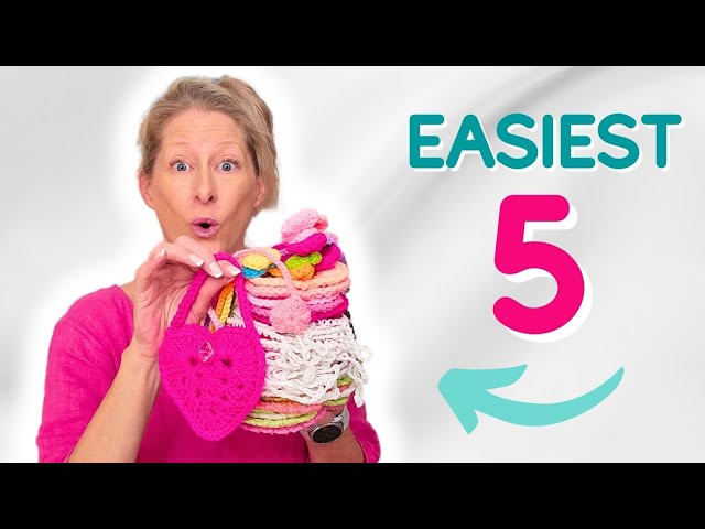 Top 5 Easy Crochet Patterns for Valentine's Day - Crochet Podcast 166!