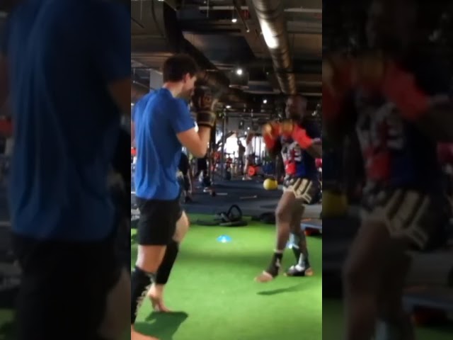 The Kenyan  Muay Thai Coach vs an Aggressive student in sparring 🔥