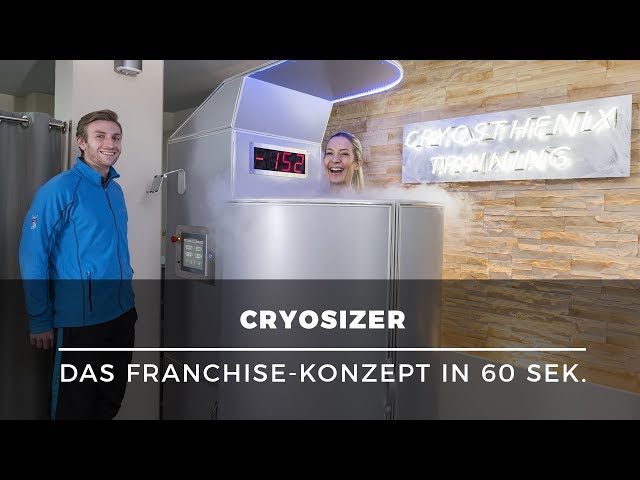 Studio für Kältetraining eröffnen – Das Franchise-Konzept von CRYOSIZER in 60 Sek. erklärt