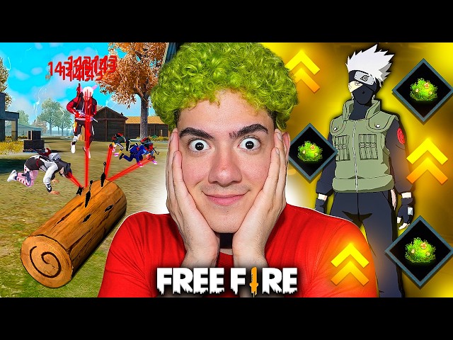 CONSEGUI EL TRONCO DE NARUTO en FREE FIRE Y ESTA ROTISIMO !! *hacker* - TheDonato