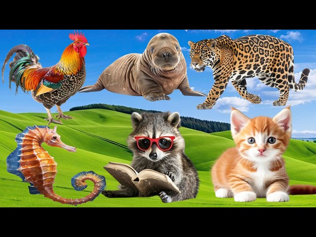 Bustling Animal World Sounds Around Us - Owl, Robin, Fox, Platypus, Peacock, Wombat - Animal Sounds