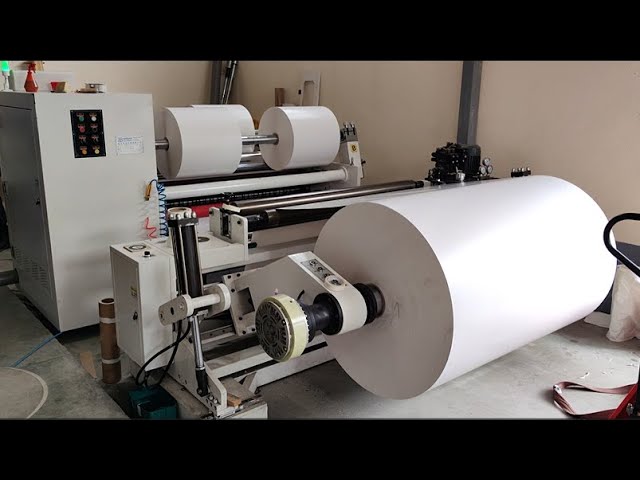 SLB Series Paper Jumbo Roll Slitter Rewinding  Machine In Serbia