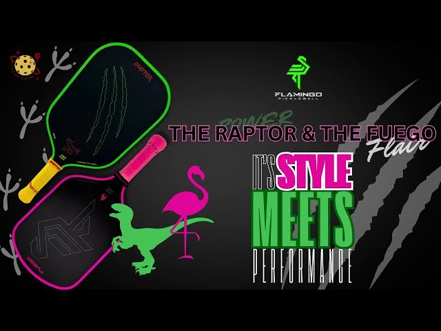 Style Meets Performance: Fuego & Raptor | Flamingo Pickleball Paddle Review!