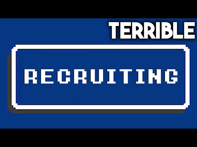 OUR FIRST RECRUITING CLASS WENT TERRIBLY WRONG. Retro Bowl College Gameplay #2