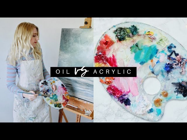 ACRYLIC vs OIL Painting | What's the Difference?!