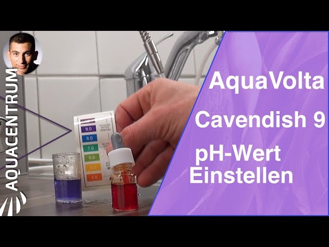 AquaVolta Cavendish 9 Waterionizer | pH Value settings trough flow adjustment