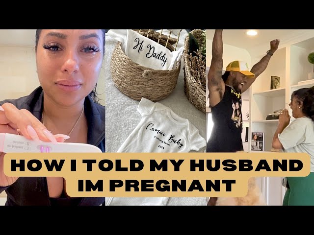 HOW I TOLD MY HUSBAND I'M PREGNANT !!!