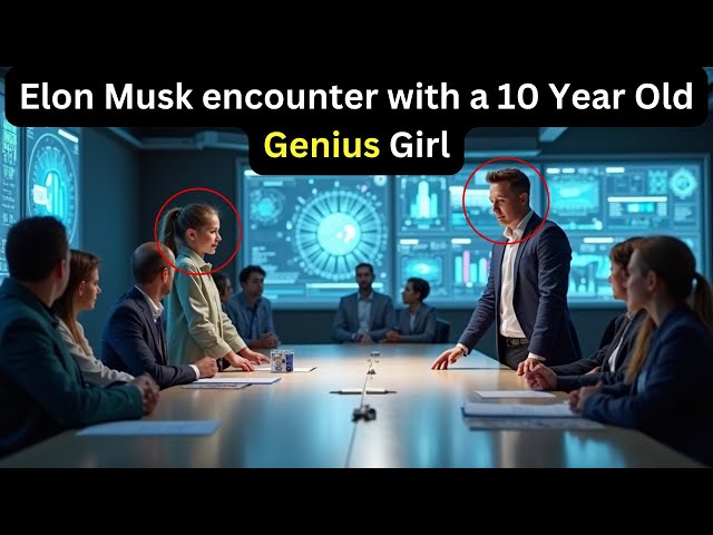 Elon Musk Confronted A 10 Year Old Female Genius  What Happened Next Shocked Everyone!