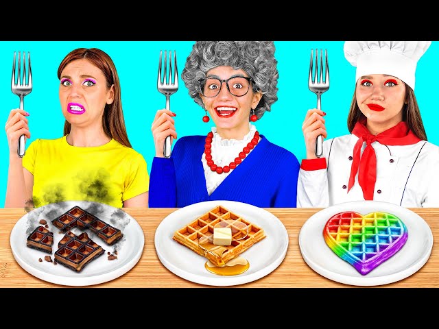 Me vs Grandma Cooking Challenge | Awesome Kitchen Hacks by FUN FOOD