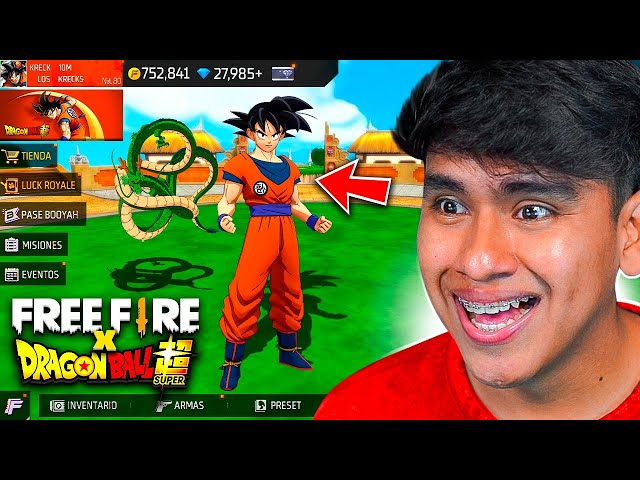 PROBANDO la NUEVA ACTUALIZACION de Free Fire!! GOKU LLEGO??😱"SUSCRIBETE GRATIS"♥️