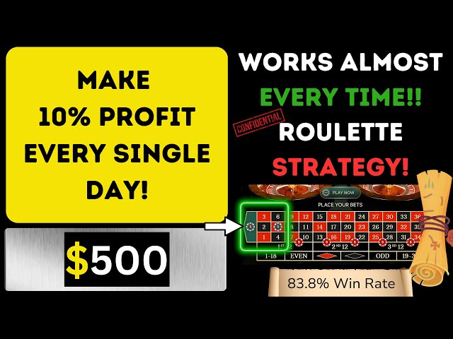 2 Roulette Strategies That WORK Almost Every Time! (EASY!)