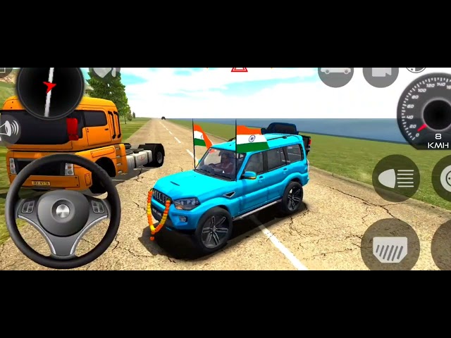 Indian car simulator 3D letest game !! Dollar song Mahindra modified game !! real thar Android app