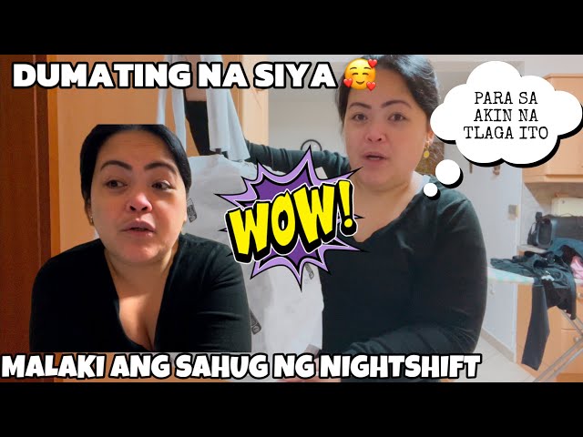 UPDATE SA NIGHTSHIFT WORK NI MISTER|MAGKANO SAHUG NG NIGHTSHIFT|DUMATING SIYA ANG GANDA|NEW BABY