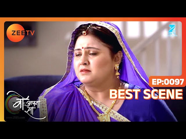 Woh Apna Sa | Best Scene | Episode 97 | Disha Parmar, Sudeep Sahir, Riddhi Dogra | Zee TV