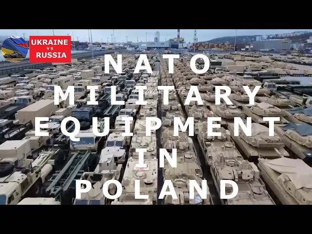 NATO military equipment in the port of Gdynia Poland, Ukraine Russia Military Cam News