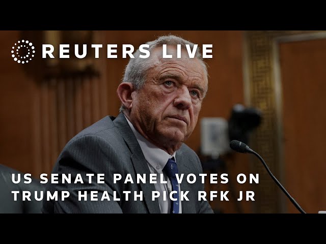 LIVE: US Senate panel votes on Trump health nominee RFK Jr