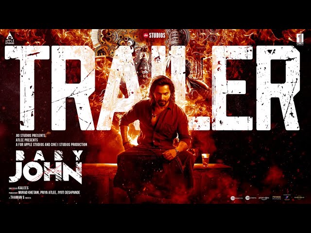 Baby John - Trailer | Atlee | Varun Dhawan, Keerthy Suresh, Wamiqa G, Jackie Shroff | 25th Dec