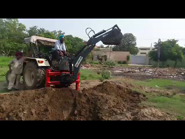 Soil master backhoe