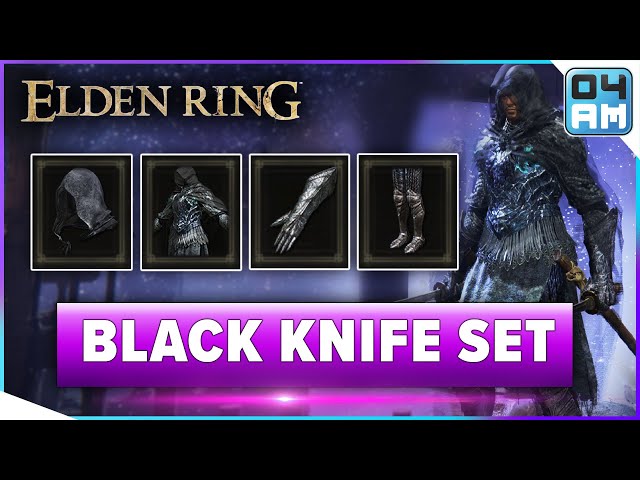 Elden Ring BLACK KNIFE ARMOR How To Get The Full Set & Silent Movement Showcase