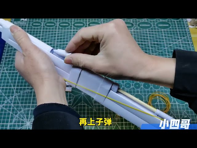 How to make a paper powerful gun ak47 #papergun #papercraft