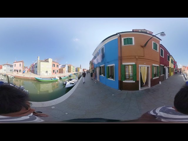 VR 360 Italia Burano イタリア ブラーノ島