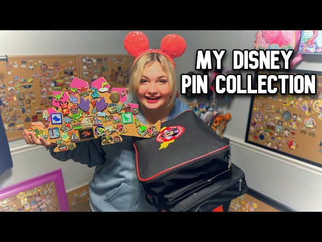 My ENTIRE DISNEY PIN COLLECTION TOUR  (2500+ Pins!)