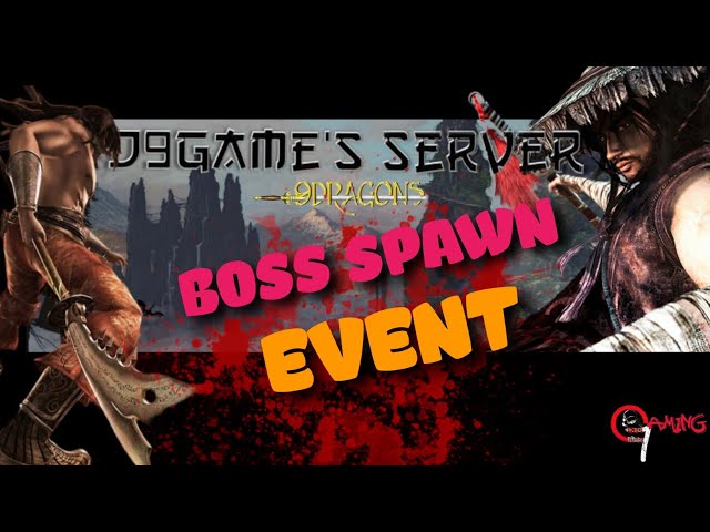 9Dragons Online - D9 Games Boss Spawn Event