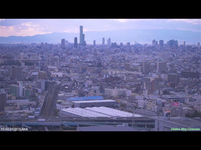 ライブ配信・夜景がきれい！あべのハルカス・大阪の夜景/JAPAN NIGHT VEW /Live streaming and beautiful night view! Osaka,Japan