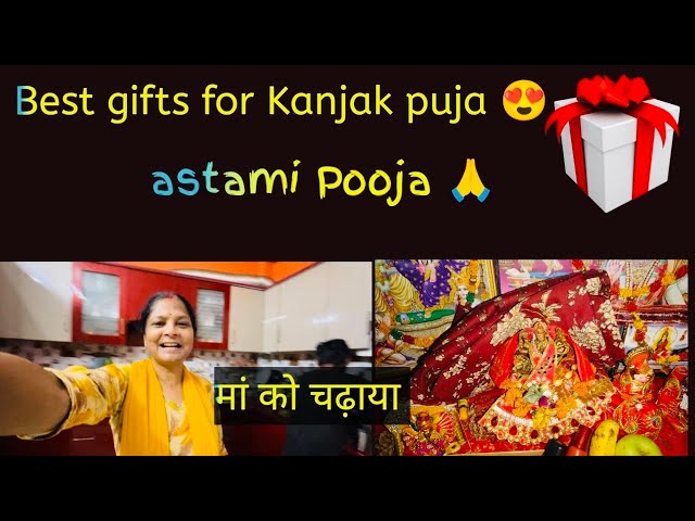 Navratri Kanya Poojan Gifts🎁Ideas Ashtami Puja mata ka Prasad Sringar 🌹Special 🥰Cleaning & PujaTips🥰