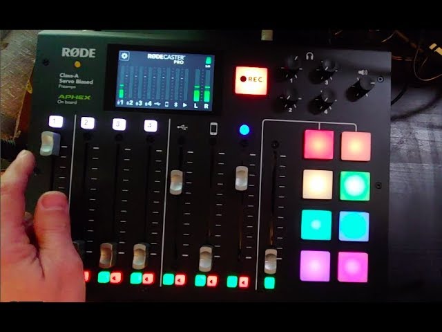 Review and Tutorial of the Rode Rodecaster Pro podcasting mixer