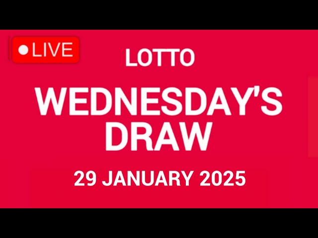 The National Lottery Lotto Draw Live results from Wednesday 29 January 2025 | tonight's lotto