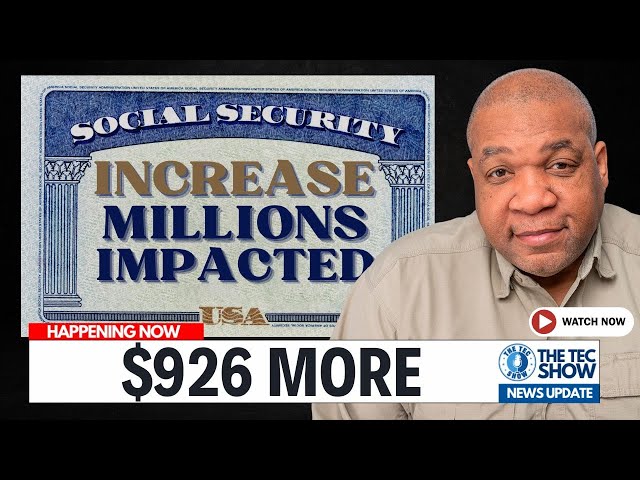 Getting $926 MORE!  Social Security Fairness Act Viewer Update