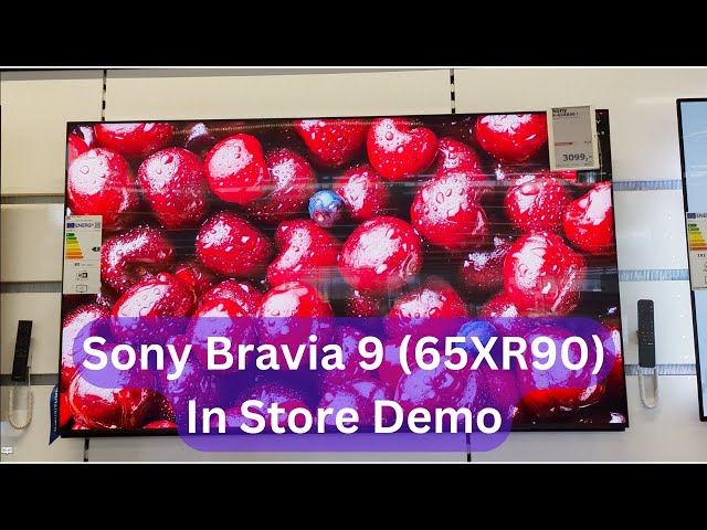 Sony Bravia 9 (65XR90) MiniLED In Store Demo (Strong Reflections)