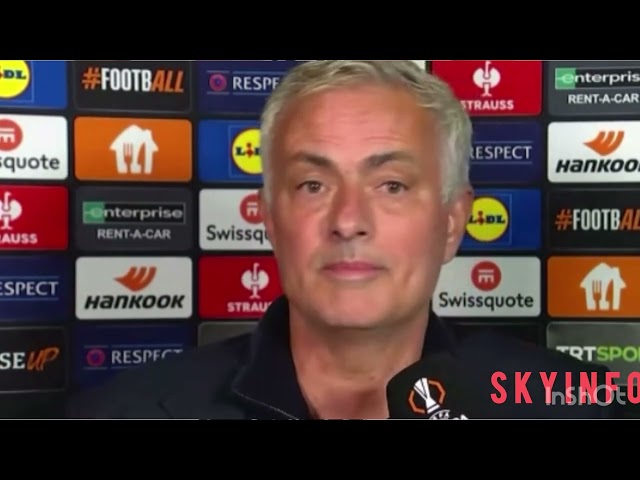 ‘That’s Why He The Best Referee |Jose Mourinho Post Match interview|Fenerbahce 1-1 Manchester United